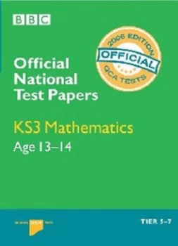 Image of National Test Papers Ks3 Maths 2006 qca Paperback