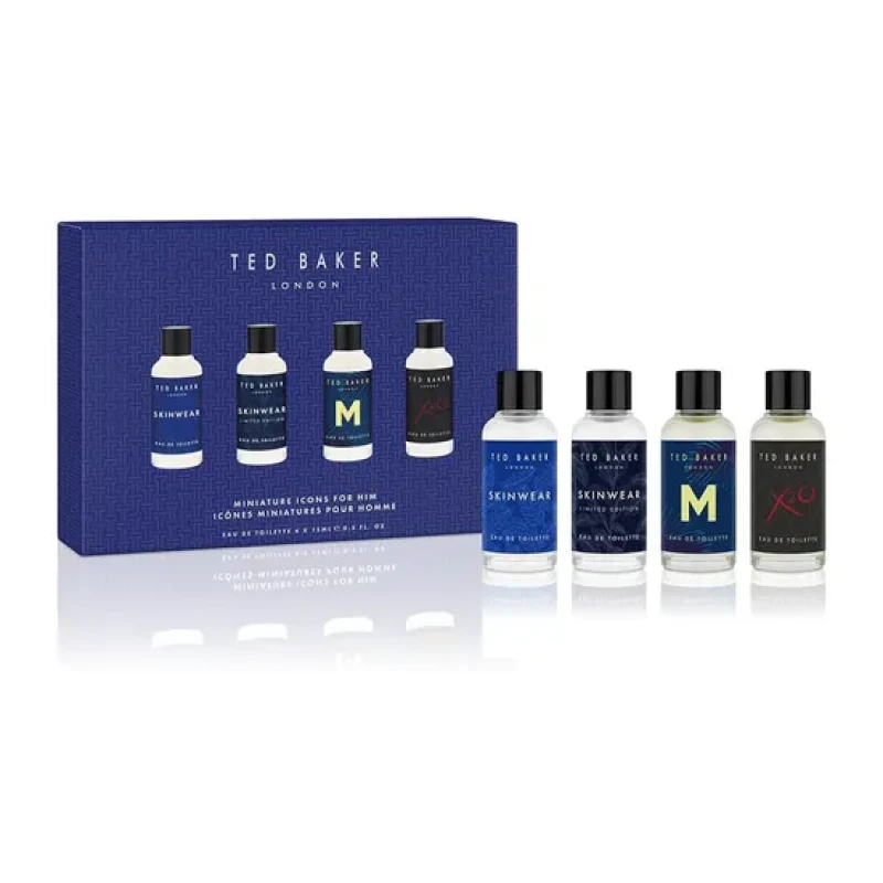 Image of Ted Baker Icons Mini Set For Him Eau de Toilette 15ml x 4