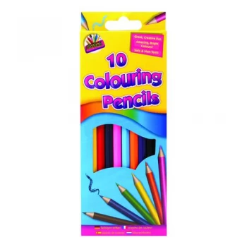 image of Artbox 10 Full Size Colour Pencils Pack of 12 5120