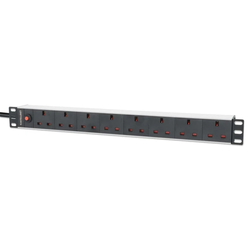 Image of Intellinet 19" PDU 1U 8-WAY UK AC