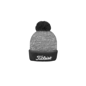 Image of Titleist Heather Pom Pom Beanie - Grey/white