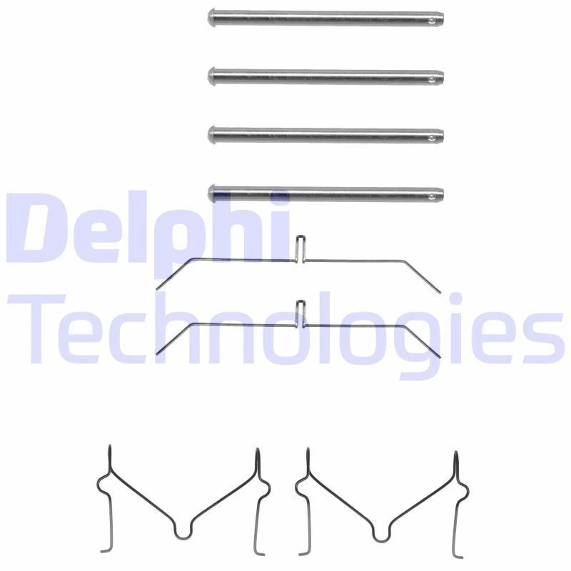 Image of DELPHI Brake pad fitting kit DELPHI LX0145