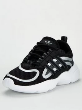 Image of Adidas Originals Haiwee Childrens Trainer - Core Black