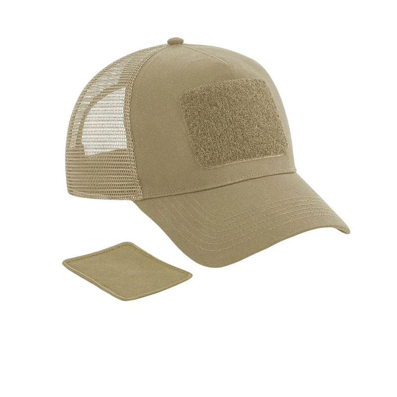 Image of Beechfield Beechfield Men Trucker Cap in Light Brown Light Brown One Size Male 5063425306398