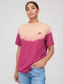 image of Nike NSW Essential + T-Shirt - Pink, Size S, Women