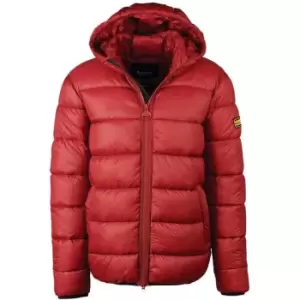 Image of Barbour International Legacy Bobber Quilted Jacket - Red
