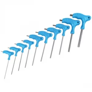 Image of Metric T-handle Hex Key SET,10 Piece (2-10MM)