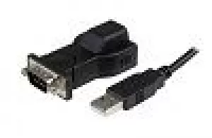 Image of StarTech 1 Port USB To Rs232 Db9 Serial Adapter With Detachable 6 Feet USB A To B Cable