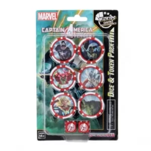 Image of Marvel HeroClix: Captain America and the Avengers Dice & Token Pack