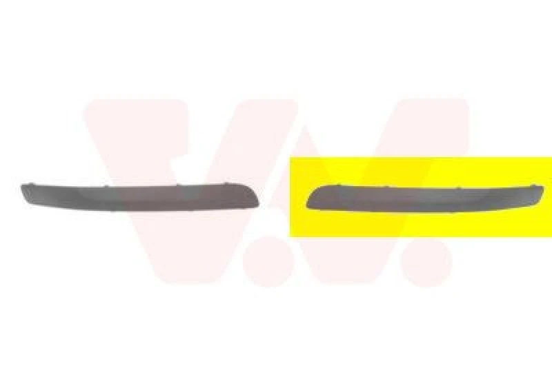 Image of VAN WEZEL Bumper cover VAN WEZEL 7626581