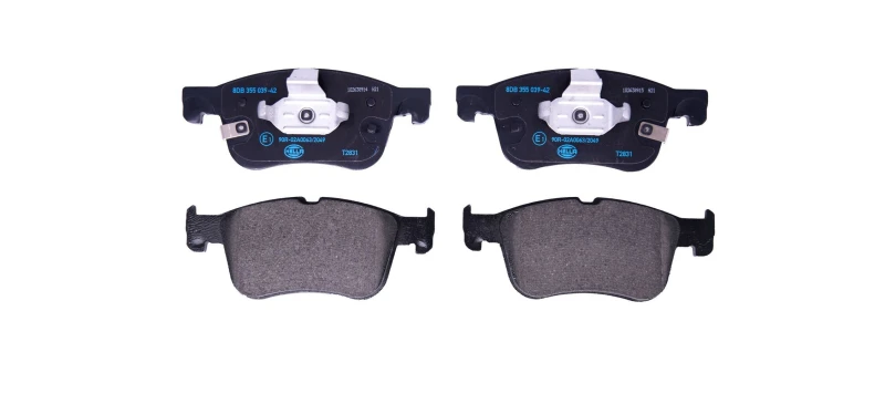 Image of HELLA Brake pad set HELLA 8DB 355 039-421