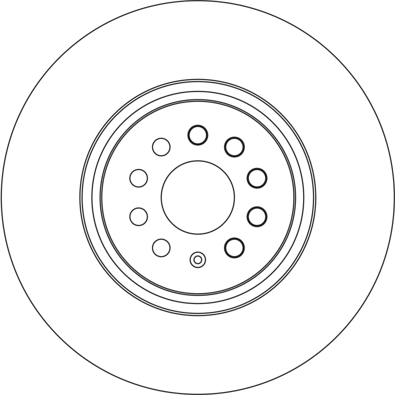 Image of Brake disc TRW DF6771S