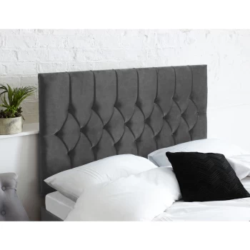 Image of Catherine Lansfield Boutique Headboard, Steel - Headboard Size Superking (180x200)