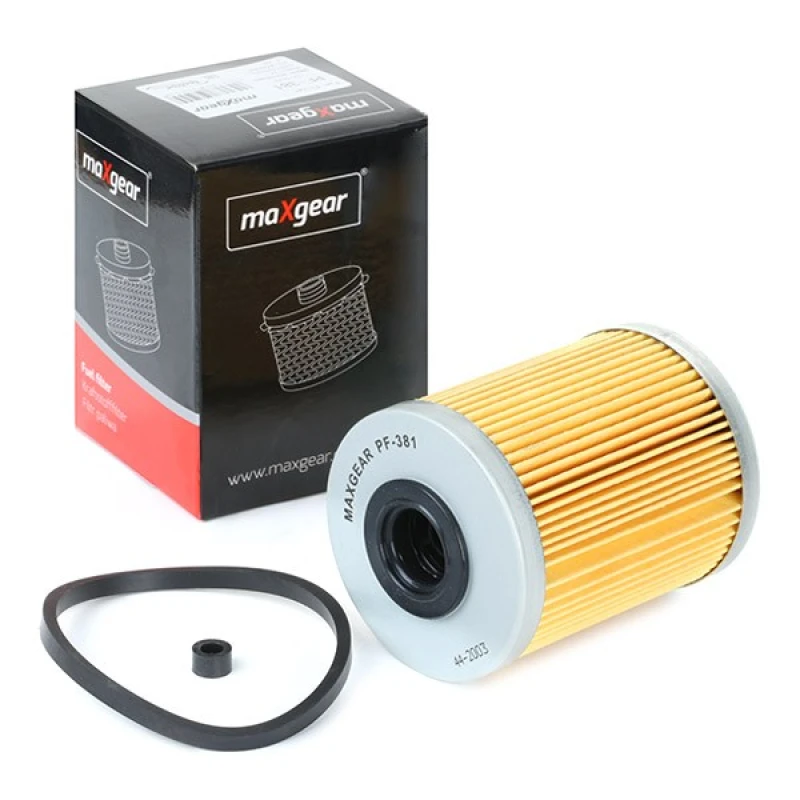 Image of MAXGEAR 26-0075 Fuel Filter Filter Insert, with gaskets/seals Fuel filter (9)