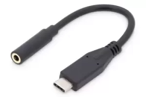 Image of Digitus USB Type-C audio adapter cable, Type-C to 3.5mm stereo