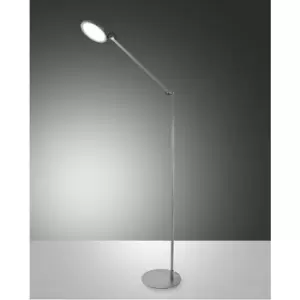 image of Fabas Luce Regina LED Integrated Floor Lamp Aluminum Glass