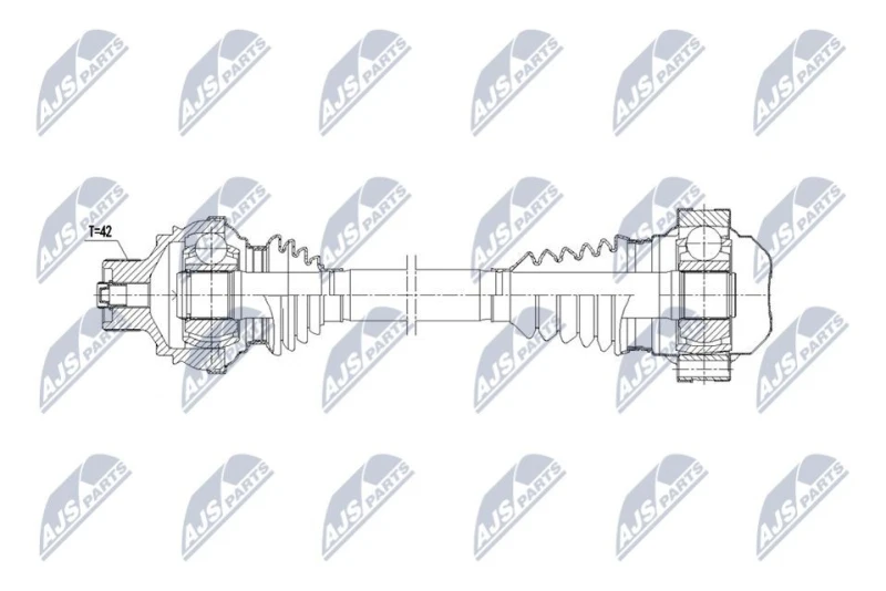 Image of NTY Drive shaft NTY NPW-AU-089
