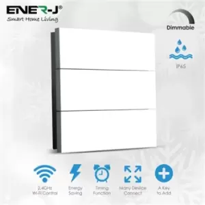 Image of Ener-J 6 Gang Wireless Kinetic Switch, On/Off Wall Switch