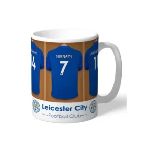 image of Personalised Leicester City FC Dressing Room Mug