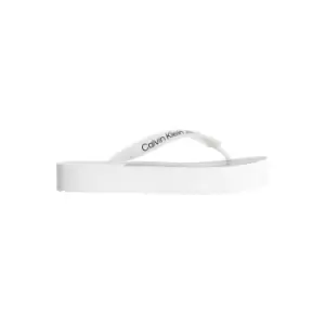 image of Calvin Klein Jeans Beach Sandal Flatform - White