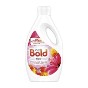 image of Bold 2 in 1 Sparkling Bloom and Yellow Poppy Washing Liquid 57 Washes 1.995L