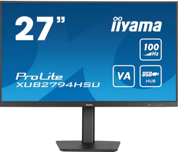 image of iiyama ProLite 27" XUB2794HSU-B6 Full HD LCD Monitor