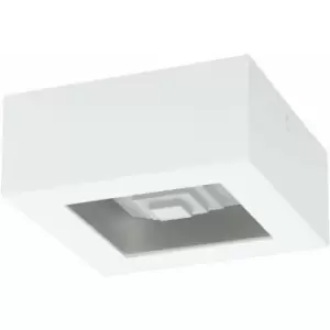 image of Loops - Wall / Ceiling Light Modern White Box Lamp 140mm x 140mm 6.3W Built in led