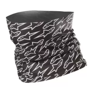 Image of Alpinestars Astars Neck Tube, black-white, black-white, Size One Size