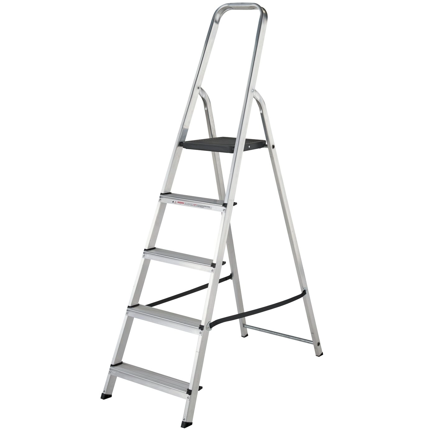 image of Abru Werner 5 Tread High Handrail Step Ladder