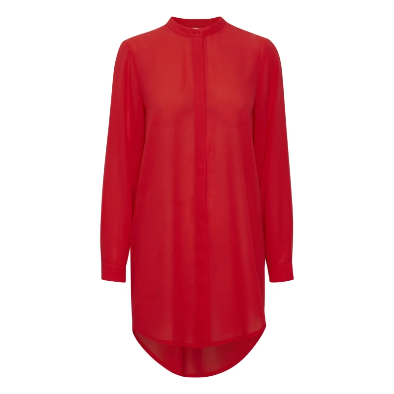 Image of Ichi Long blouse For Her Ichi Cellani SH2 Rouge Female 38