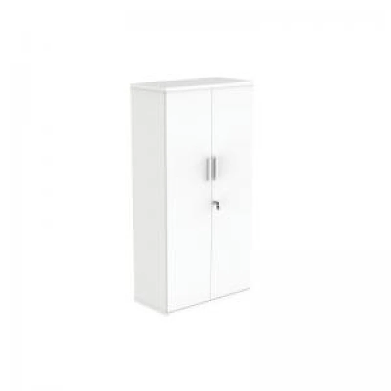 Image of Astin 2 Door Cupboard Lockable 800x400x1592mm Arctic White KF824015