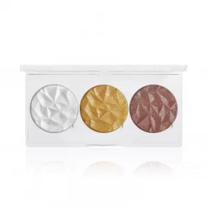 image of Lottie London Diamond Bounce Trio Highlighter Palette 6.6g