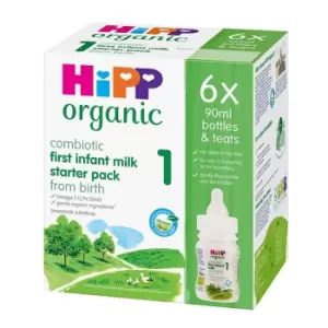 Image of HiPP Organic 1 First Infant Baby Milk Ready To Feed Starter Pack From Birth