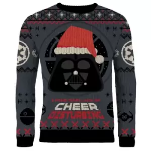 image of Star Wars Darth Vader Christmas Jumper (Size L)