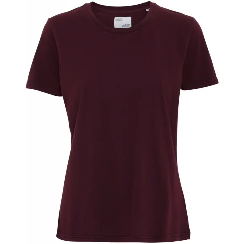 Image of Colorful Standard Womens T-Shirt Colorful Standard Light Organic oxblood red Rouge Female XL