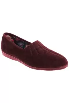 Image of Fan Stitch Wide Fitting Slippers