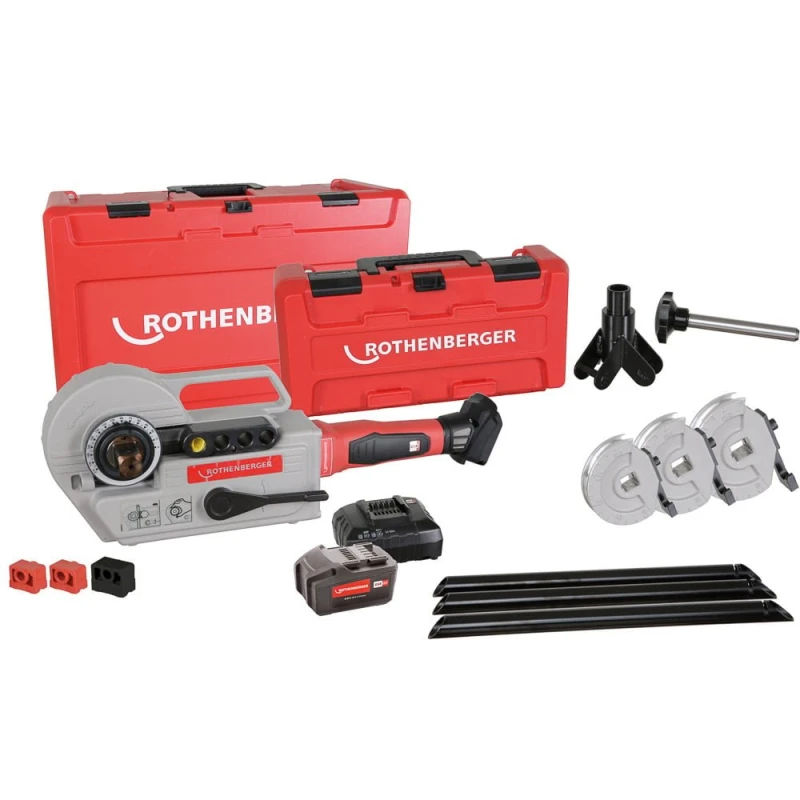 Image of Trade Counter Direct Rothenberger 1000003401 15-22-28mm Cordless Robend 4000 E - Kit