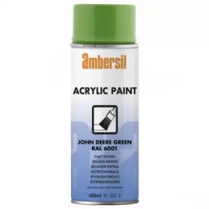 image of Ambersil 20558-AA Acrylic Paint John Deere Green RAL 6001 400ml