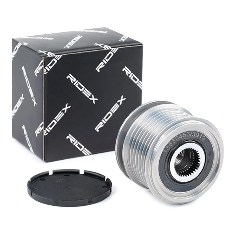 Image of Alternator clutch pulley RIDEX 1390F0017