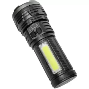 Image of Marco Paul Rechargeable ABS COB & LED Rechargeable Handheld Torch USB Cable Charging Multi Function Ideal for Camping Hiking DIY Safety Home Work