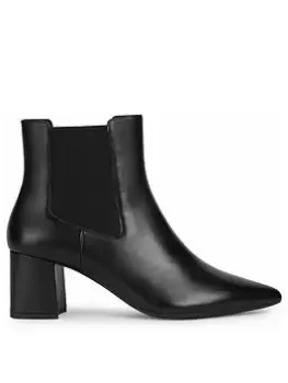 image of Geox Geox Bigliana Heeled Ankle Boots, Black, Size 5, Women