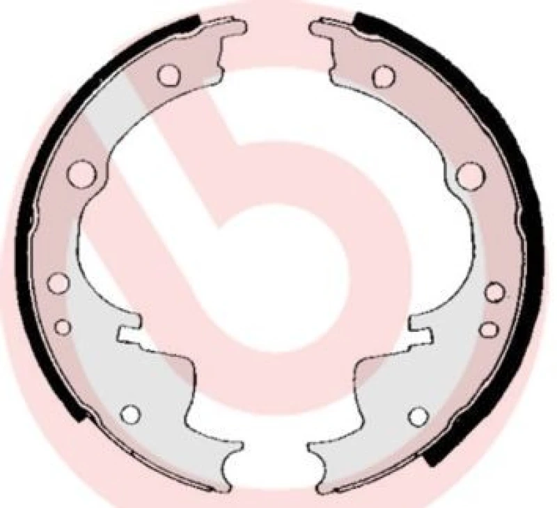Image of BREMBO Brake Shoe Set BREMBO S A6 501
