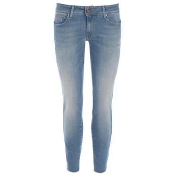 Image of Salsa Wonder Embroidered Jeans - Blue