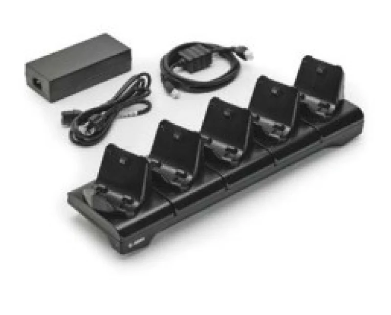 Image of Zebra CRD-MPM-5SCHGUK1-01 mobile device dock station Black