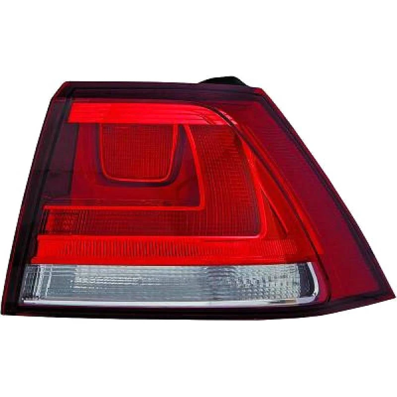Image of DIEDERICHS 2216090 Rear light Outer section, without bulb holder, Right, W21W Combination Rearlight (391)