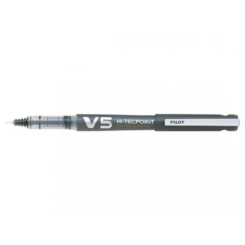 Image of Hi-Tecpoint V5 Refillable Pen Black Pk10 HE1104723