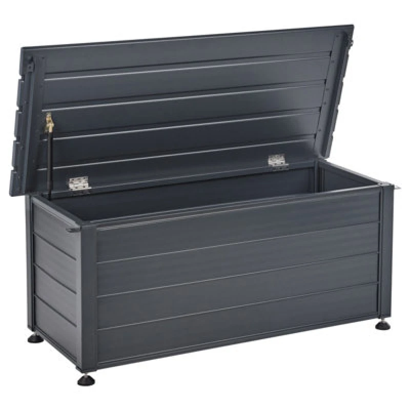 Image of Beliani Storage Box Campalto 113cm 50 Cm Dark Grey