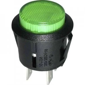 image of SCI R13 523BL 05GN Pushbutton switch 250 V AC 1.5 A 1 x OffOn latch