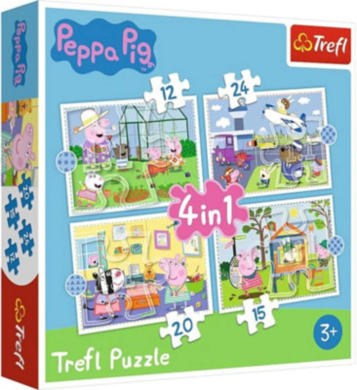 Image of Trefl Peppa Pig Holiday Collection Puzzle Kids - Mixed Pieces Multi unisex