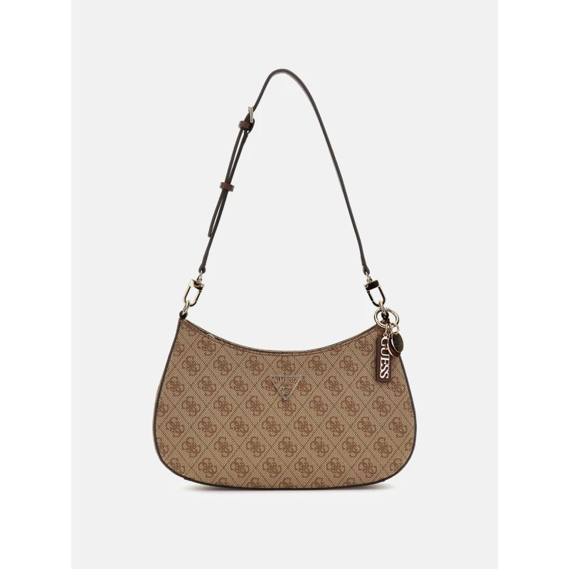 Image of Guess Noelle Shoulder Bag Womens Latte female One Size